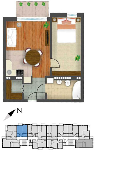 Mieszkanie A-2-3